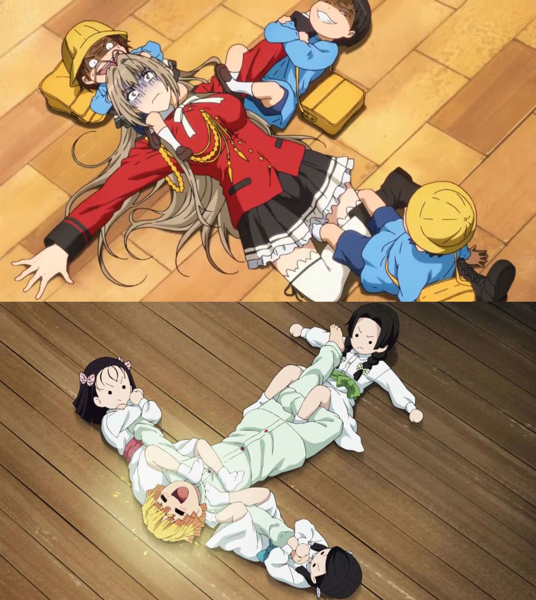 Three Cute Kids and Three Actual Demons