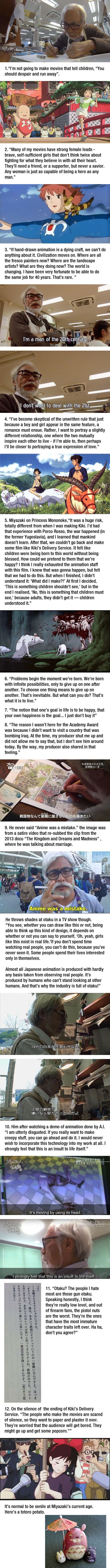 12 Hayao Miyazaki Quotes