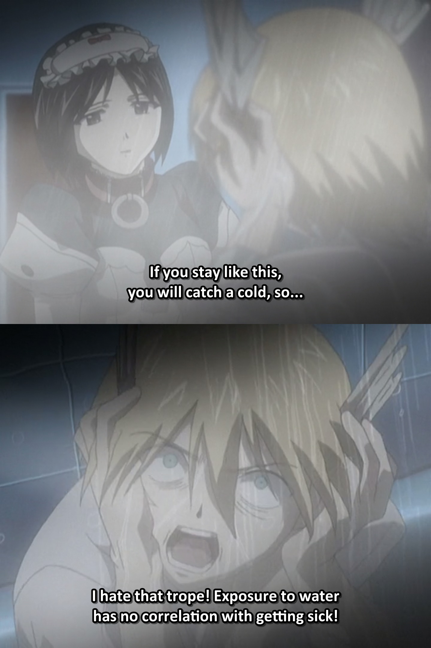 Gets a Little Wet, Dies of Cold