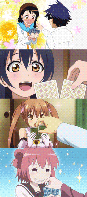 Anime Grills Playing Card Game