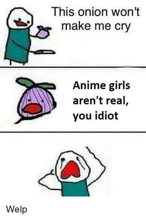 Hes Crying Because He Got Scared That an Onion Talked