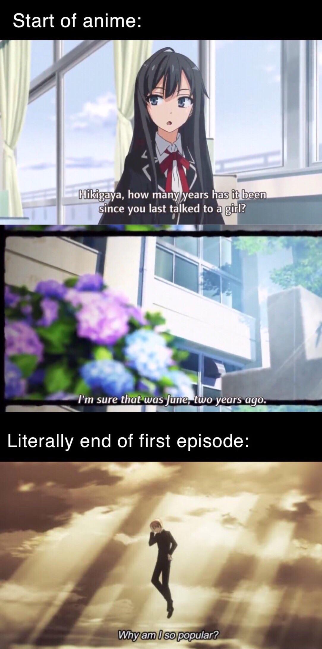 Every Romance Harem Anime