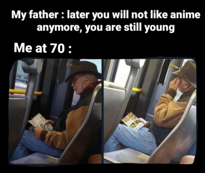 Never too old for Anime