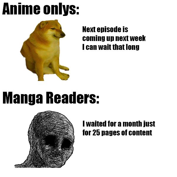 But Manga May have an Ending while Anime Won