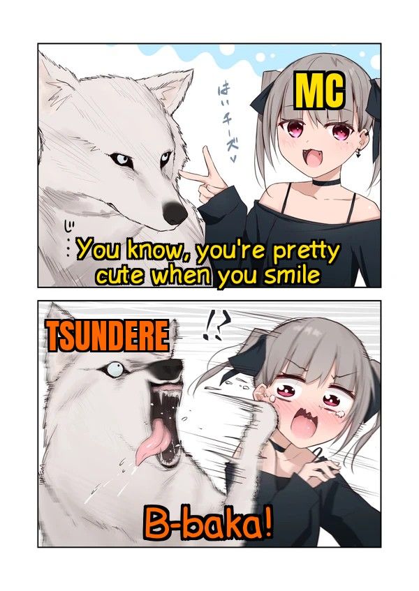 Natural Reaction of a Tsundere